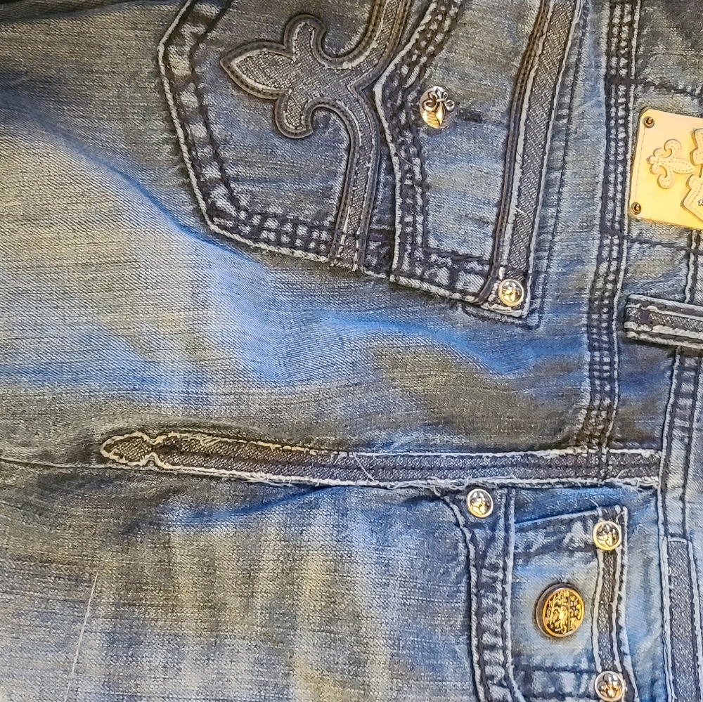 Mens Rock Revival Jeans